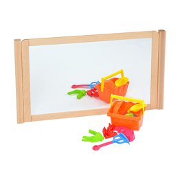 RS Room Divider Dry Wipe / Mirror with 2 Connecting Posts