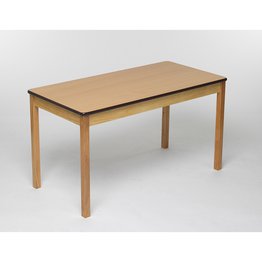 Tuf class Rectangular Table Beech 640mm