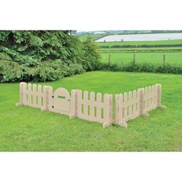 Outdoor Fence Panel and Gate Set