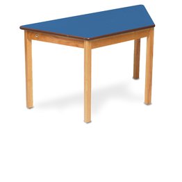 Tuf class Trapezoidal Table Blue 590mm