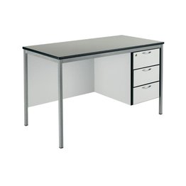Fully Welded Premium Rectangular (1500 x 750mm) 3 Drawer Teachers Desk