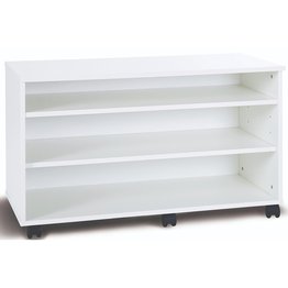 Premium Cupboard Mobile with 2 Shelves (no doors) - Grey