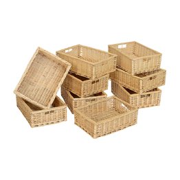 Willow Baskets Shallow (9 Pack)