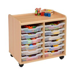 12 Shallow Tray Storage Unit