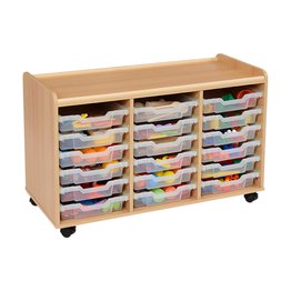 18 Shallow Tray Storage Unit