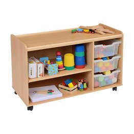 3 Deep Tray/Shelf Storage Unit