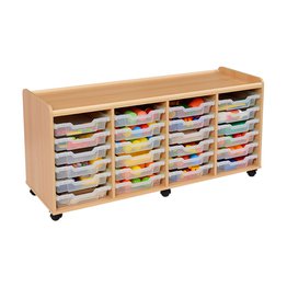 24 Shallow Tray Storage Unit