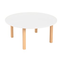 Circular White Table Melamine Top