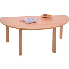 Half Circle Beech Table MFC Top