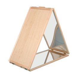 Triangular Floor Mirror