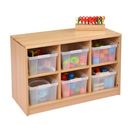 RS 6 Tray Storage Unit Including Trays