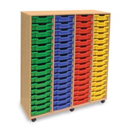 64 Shallow Tray Unit - Maple