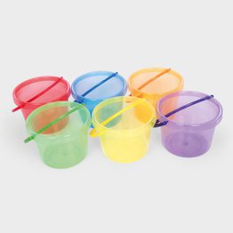 TRANSLUCENT COLOUR BUCKET SET