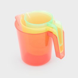 TRANSLUCENT COLOUR NESTING JUGS