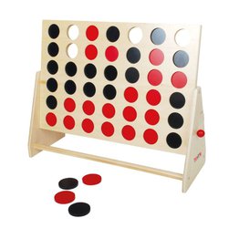 WOODEN FOUR IN A ROW