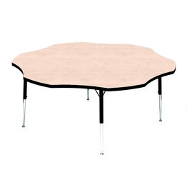 Tuf-Top Height Adjustable Flower Table Maple