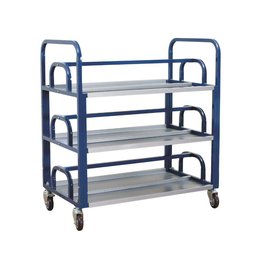 Steel Double Lunchbox Trolley