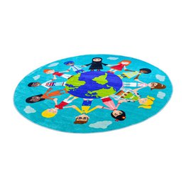 Children Of The World Carpet - Teal