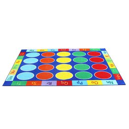 Rainbow ABC Rectangle Carpet