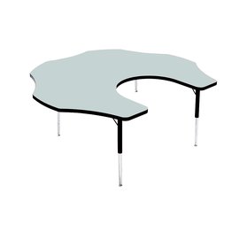 Tuf-Top Height Adjustable Teacher Flower Table Grey