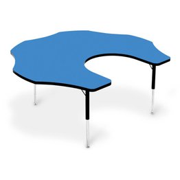 Tuf-Top Height Adjustable Teacher Flower Table Blue