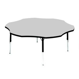 Tuf-Top Height Adjustable Flower Table Grey