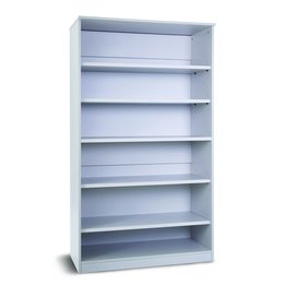 Premium Cupboard Static with 5 Shelves (no doors) - Grey