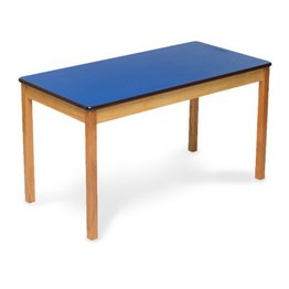 Tuf class Rectangular Table Blue