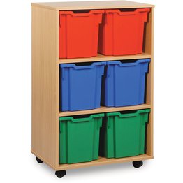 6 Jumbo Tray Unit (Vertical) - Maple