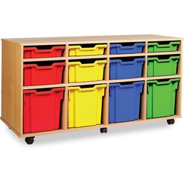 12 Variety Tray Unit (Horizontal) - Maple