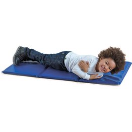 Folding Sleep Mat  Blue (Pack of 10)