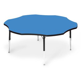 Tuf-Top Height Adjustable Flower Table Blue