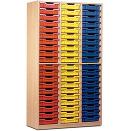 60 Shallow Tray Cupboard (no doors) - Beech