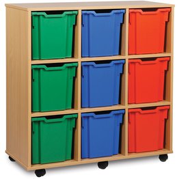 9 Jumbo Tray Unit - Maple