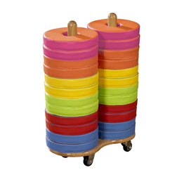 Donut Multi-Seat Trolley with 24 Cushions