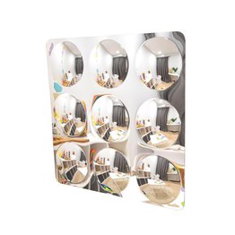 GIANT 9-DOME ACRYLIC MIRROR PANEL