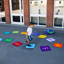 1-24 Numbers Mini Indoor/Outdoor Mats with Holdall