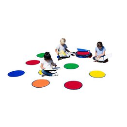 Rainbow Circle Outdoor Mats With Holdall, Pack Of 30
