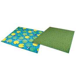 Natural World Grass & Lilly Pads Double Sided Carpet