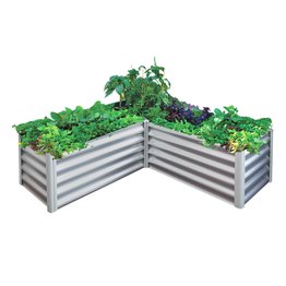 Birdies 6 In 1 L Shape Cream Garden Bed