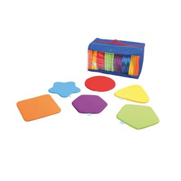 Rainbow Shaped Mats Set Of 32 With Holdall