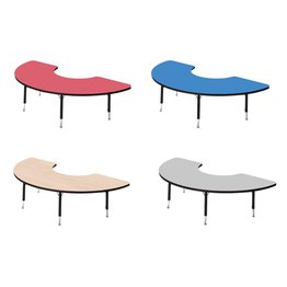 Tuf Top Height Adjustable Arc Table
