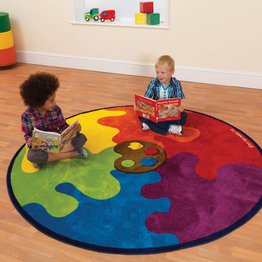 Rainbow Colour Palette Carpet