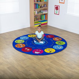 Emotions Interactive Circular Carpet
