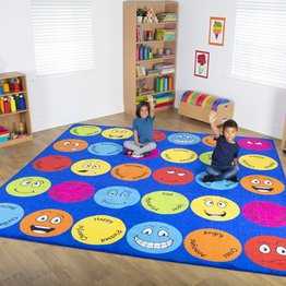 Emotions Interactive Square Carpet