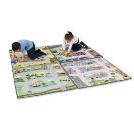 Small World Road Map Set 1 Indoor Outdoor Carpets