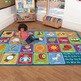 Alphabet Placement Carpet