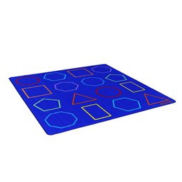 Essentials Rainbow Geometric Carpet
