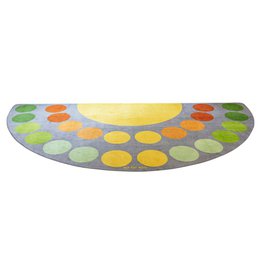 Safari Large Semi Circle Placement Carpet