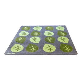 Natural World Carved Leaf Placement Carpet